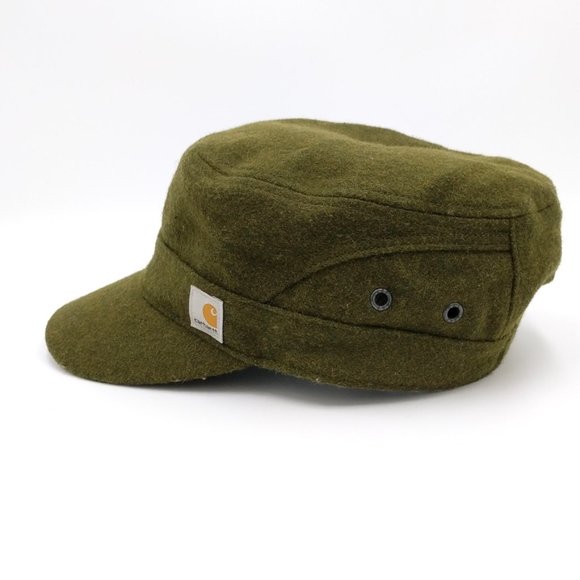 Carhartt Wool Camden Army Military Cap Hat Surplus - Picture 5 of 8